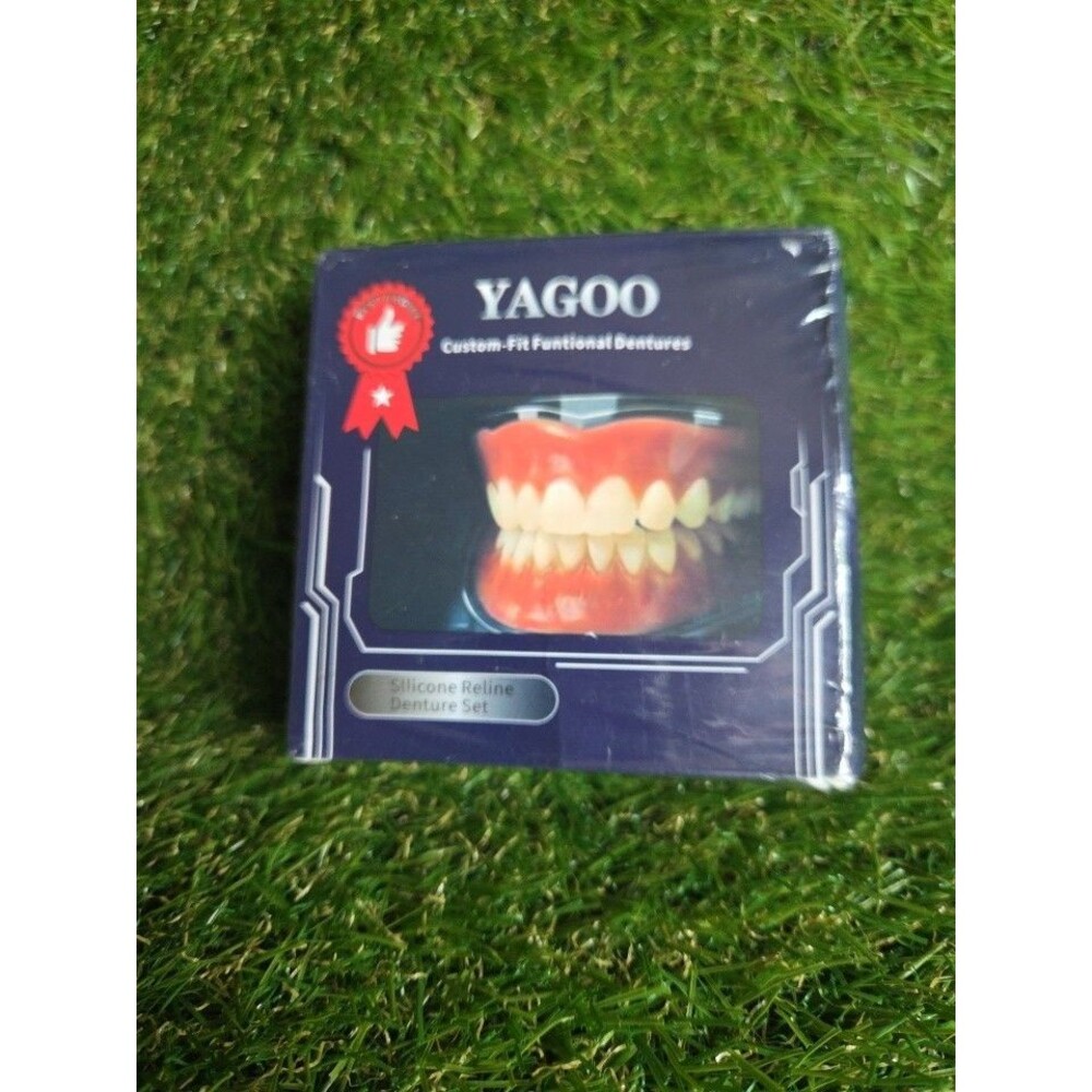 Yagoo Custom Fit Functional Dentures Silicone Reline Set Brand New